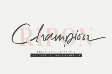 Ripon Duo Font by Graphicfresh — Script Handwritten Font — thumbnail 2