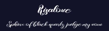 Risalove by Balibilly Design — Script Handwritten Font — thumbnail 2