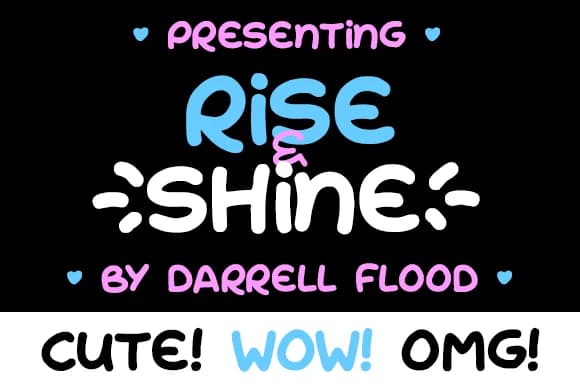 Rise & Shine Font by Dadiomouse — Script Handwritten Font