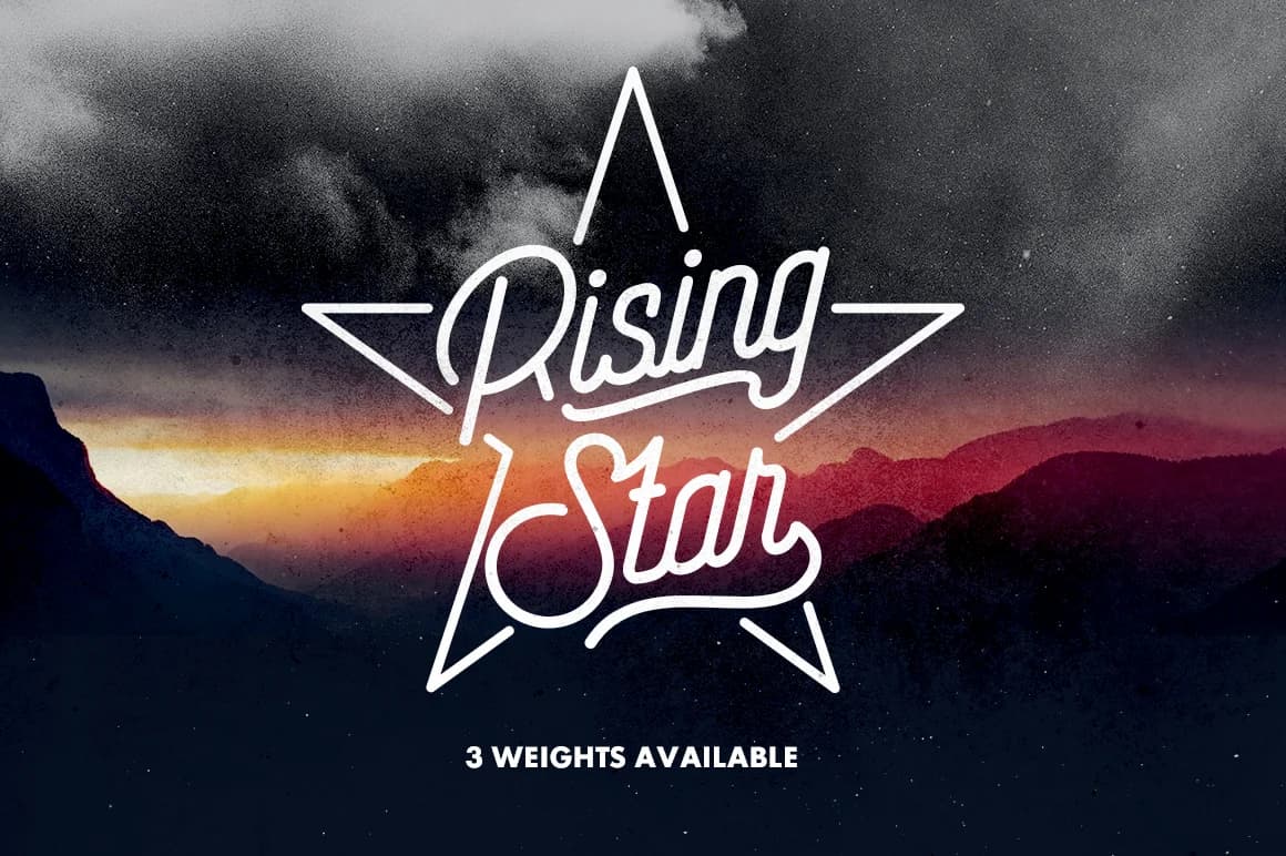 Rising Star Font by Hindia Studio — Script Handwritten Font