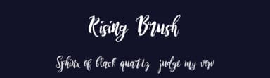 Rising Brush by Dirtyline Studio — Script Handwritten Font — thumbnail 2
