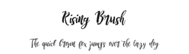 Rising Brush by Dirtyline Studio — Script Handwritten Font — thumbnail 1
