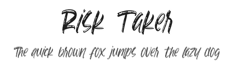 Risk Taker by Typefactoryco — Script Handwritten Font — preview 1