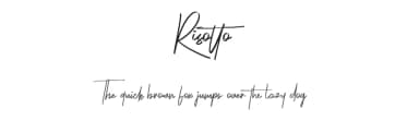Risotto by Sabrcreative — Script Handwritten Font — thumbnail 1