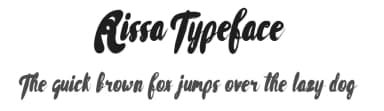 Rissa Typeface by Maulana Creative — Script Handwritten Font — thumbnail 1