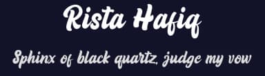 Rista Hafiq by StringLabs Creative Studio — Script Handwritten Font — thumbnail 2