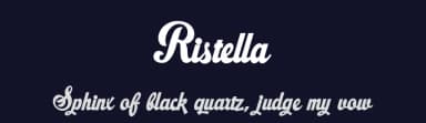 Ristella by Måns Grebäck — Script Handwritten Font — thumbnail 2