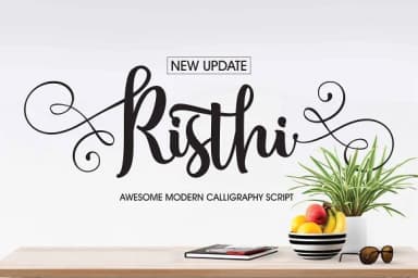 Risthi Font by Olexstudio — Script Handwritten Font — thumbnail 1