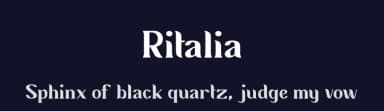 Ritalia by Creavora Studio — Serif Font — thumbnail 2