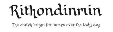 Rithondinmin by FontPanda — Script Handwritten Font — thumbnail 1