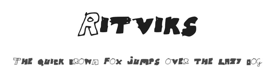 Ritviks by Ritvik Kar — Script Handwritten Font
