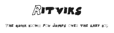 Ritviks by Ritvik Kar — Script Handwritten Font — thumbnail 1