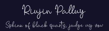 Riujin Palluy by Pidco Art — Script Handwritten Font — thumbnail 2