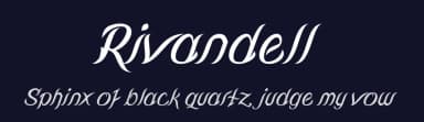 Rivandell by Typnco Studio — Script Handwritten Font — thumbnail 2
