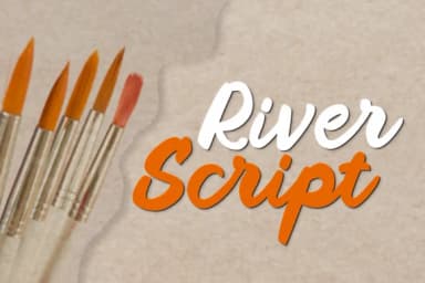 River Script Font by Aysa — Script Handwritten Font — thumbnail 1