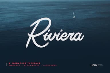 Riviera Font by unio.creativesolutions — Script Handwritten Font — thumbnail 1