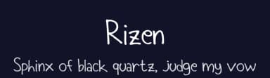 Rizen by Scratch Design — Script Handwritten Font — thumbnail 2