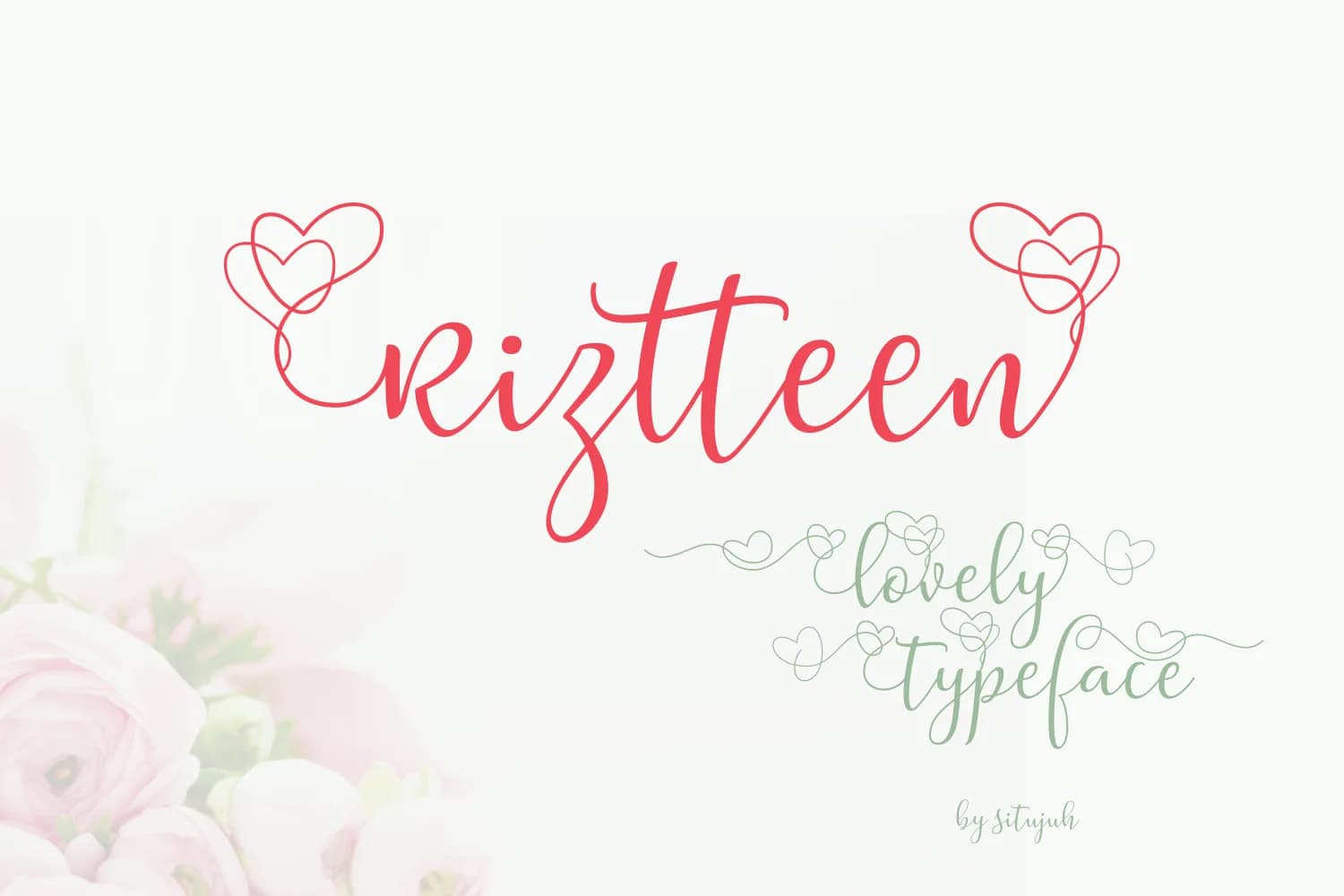 Riztteen Font by Situjuh — Script Handwritten Font