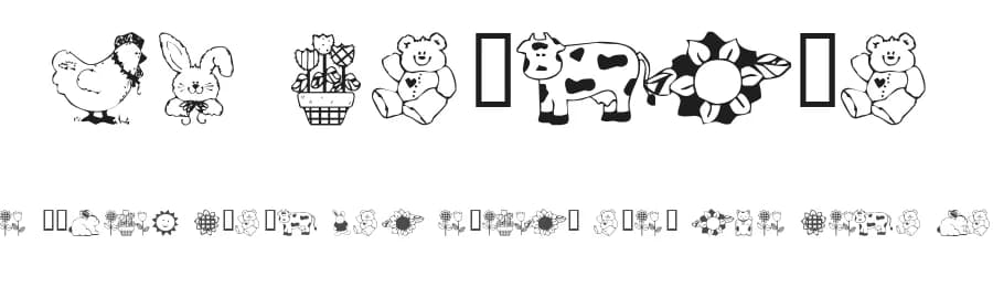 RM Country by Renny Murray — Dingbats Font