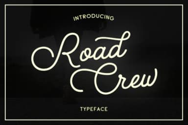 Road Crew Font by Pasha Larin — Script Handwritten Font — thumbnail 1