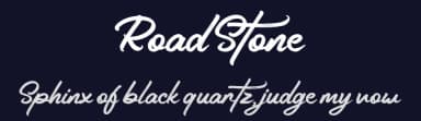 Road Stone by FHFont — Script Handwritten Font — thumbnail 2