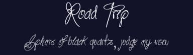 Road Trip by JSH creates — Script Handwritten Font — thumbnail 2