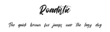 Roadistic by Vunira Design — Script Handwritten Font — thumbnail 1