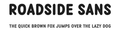 Roadside Sans by Hiraya Grapika — Sans Serif Font — thumbnail 1