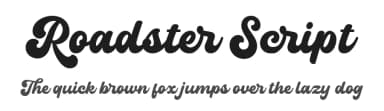 Roadster Script by Pen types — Script Handwritten Font — thumbnail 1