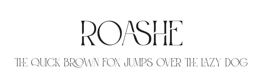 Roashe by Din Studio — Sans Serif Font