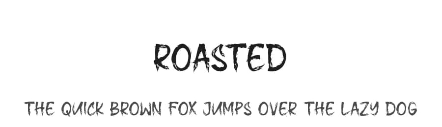 Roasted by Eifetstype — Script Handwritten Font