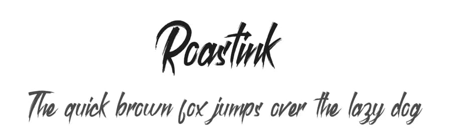 Roastink by semuthitam — Script Handwritten Font