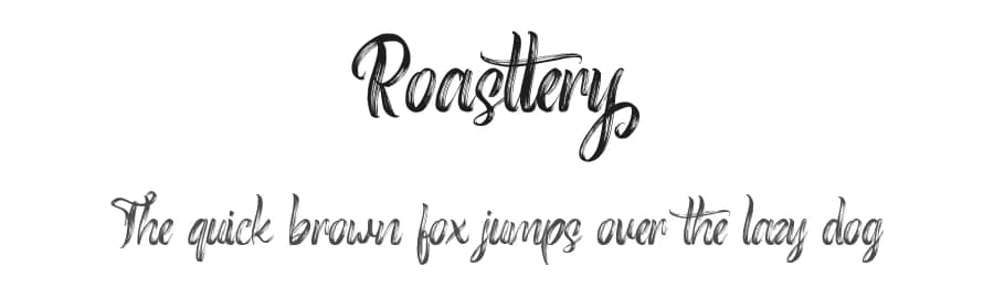Roasttery by FHFont — Script Handwritten Font