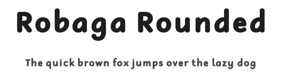 Robaga Rounded by 7NTypes — Sans Serif Font