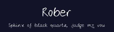 Rober by Roberta — Script Handwritten Font — thumbnail 2