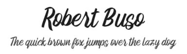Robert Buso by Ianmikraz — Script Handwritten Font — thumbnail 1