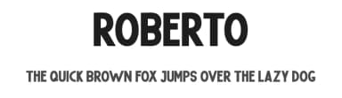 Roberto by Goodrichees — Sans Serif Font — thumbnail 1