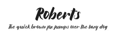 Roberts by Haksen Studio — Script Handwritten Font — thumbnail 1