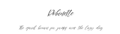 Robinette by Kong Font — Script Handwritten Font — thumbnail 1