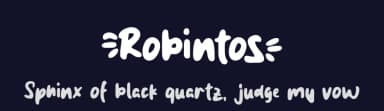 Robintos by MJType — Script Handwritten Font — thumbnail 2