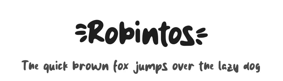 Robintos by MJType — Script Handwritten Font