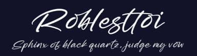 Roblesttoi by Letterena Studios — Script Handwritten Font — thumbnail 2