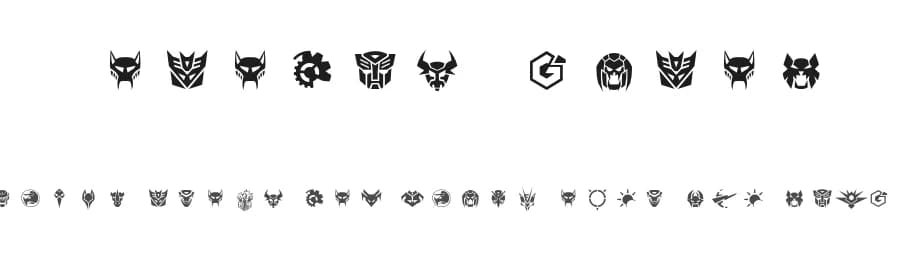 Robofan Symbol by Cesar Puertas — Dingbats Font