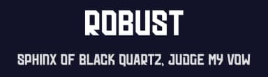 Robust by Gilang Ternadho — Sans Serif Font — thumbnail 2