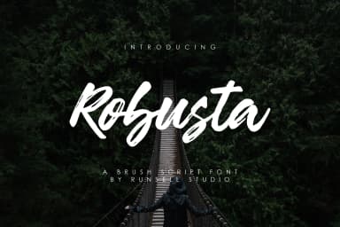 Robusta Font by Runsell Graphic — Script Handwritten Font — thumbnail 1