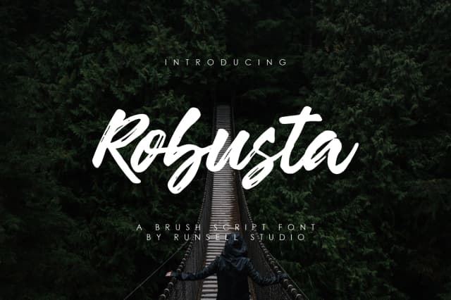 Robusta Font by Runsell Graphic — Script Handwritten Font