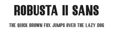 Robusta II Sans by Runsell Studio — Sans Serif Font — thumbnail 1
