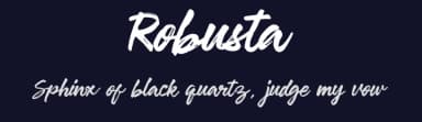 Robusta by Runsell Studio — Script Handwritten Font — thumbnail 2