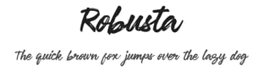 Robusta by Runsell Studio — Script Handwritten Font — thumbnail 1