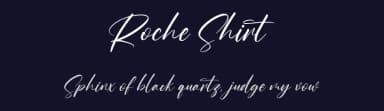 Roche Shirt by Maulana Creative — Script Handwritten Font — thumbnail 2